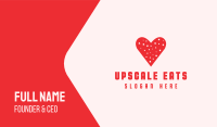 Star Red Love Heart Business Card Image Preview