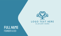 Elegant Diamond Plant Business Card