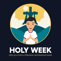 Blessed Week Instagram Post Design
