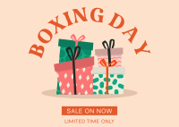 Boxing Day Limited Promo Postcard