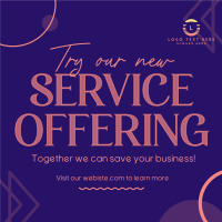 New Service Offer Instagram Post