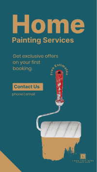 Home Paint Service Facebook Story