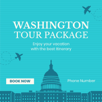 Washington Travel Package Instagram Post