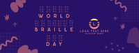 Braille Day Doodle Facebook Cover