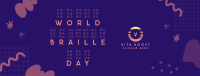 Braille Day Doodle Facebook Cover Image Preview