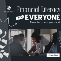 Financial Literacy Podcast Linkedin Post Image Preview