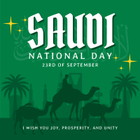 Saudi National Day Instagram Post