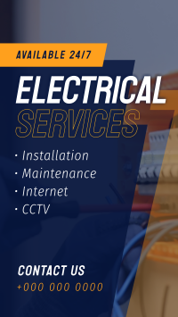 Electrical Repair and Maintenance Facebook Story