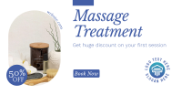 Elegant Massage Promo Facebook Ad