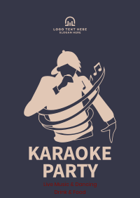 Karaoke Party Poster