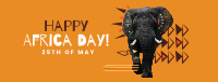 Elephant Ethnic Pattern Facebook Cover