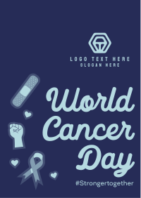 Cancer Day Stickers Flyer