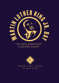 Martin Luther King Jr Day Poster