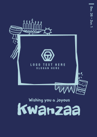 Kwanzaa Doodle Poster