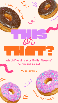 This or That Donuts Instagram Reel