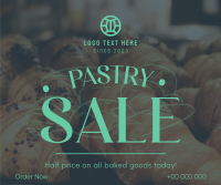 Pastry Sale Today Facebook Post