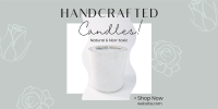 Handcrafted Candle Shop Twitter Post