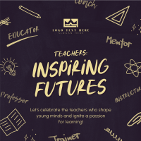 Teachers Educators Day Linkedin Post Design