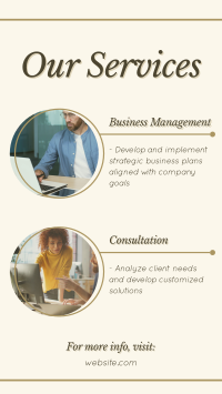 Services for Business Instagram Reel Image Preview