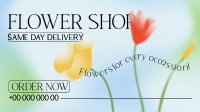 Flower Shop Delivery Animation Design