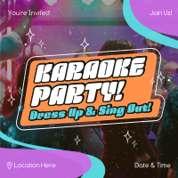 Karaoke Party Star Instagram Post