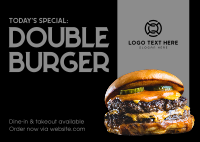 Double Patties Postcard