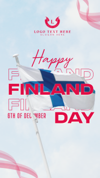 Simple Finland Indepence Day Facebook Story