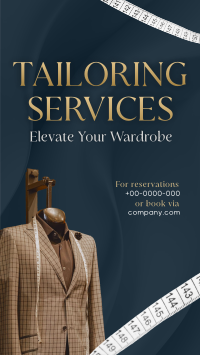 Tailoring Services Elegant Instagram Story Design