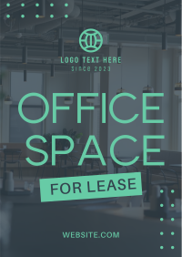 Office For Lease Poster