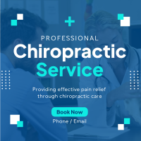 Professional Chiropractor Linkedin Post Design