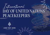 UN Peacekeepers Day Postcard
