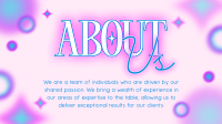 Bubbly Y2K About Us Animation