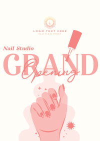 Nail Salon Opening Poster