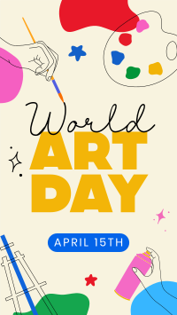 World Art Day Instagram Story