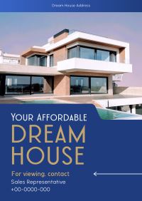 Affordable Dream House Flyer Design