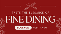 Floral Fine Dining Animation