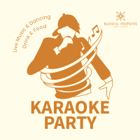 Karaoke Party Instagram Post Design