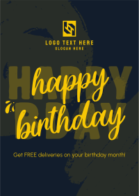 Birthday Deals Poster