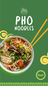 Pho Food Bowl Instagram Story