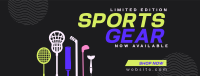 Professional Sporting Goods For Sale Facebook Cover