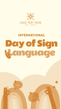 Sign Language Day Instagram Reel