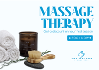 Massage Therapy Postcard