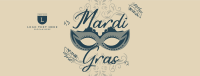 Decorative Mardi Gras Facebook Cover