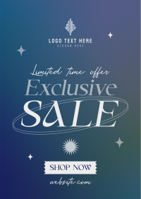 Limited-Time Sale Poster