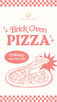 Retro Brick Oven Pizza YouTube Short