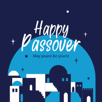 Passover Skyline Instagram Post Design