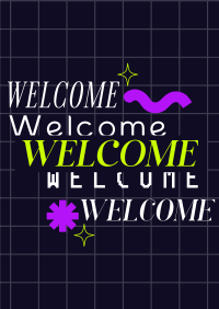 Futuristic Generic Welcome Poster Design