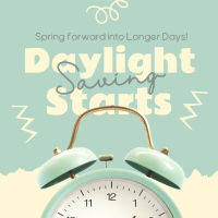 Start Daylight Saving Instagram Post