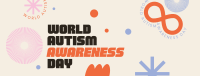 Abstract Autism Awareness Facebook Cover