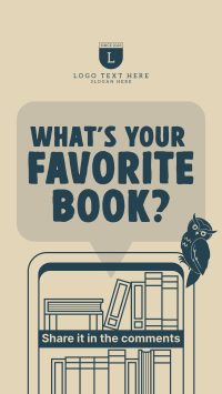 Q&A Favorite Book Instagram Story